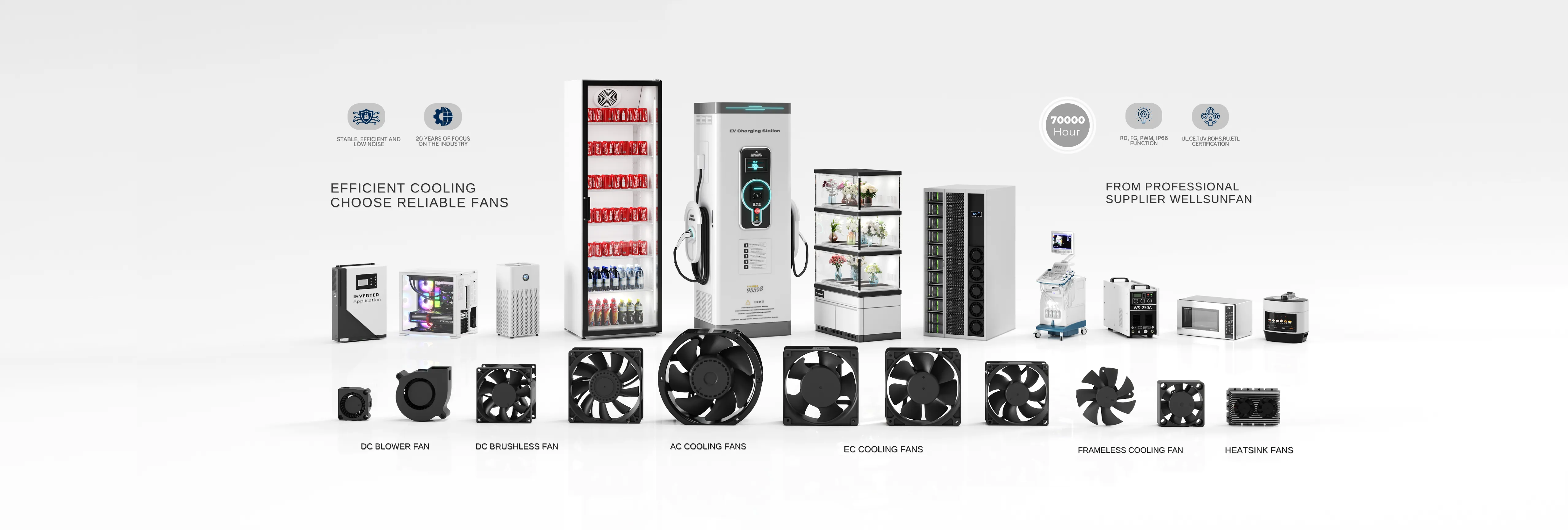 Usos del ventilador de refrigeración